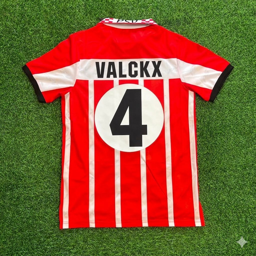 Stan Valckx #4 PSV Eindhoven 1995–1996 Retro Football Jersey Kit