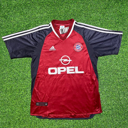 Stefan Effenberg Bayern Munich 2001-2002 Rot Retro Fussballtrikot