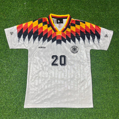 Stefan Effenberg Deutschland 1994 Weltmeisterschaft Retro Football Jersey Kit