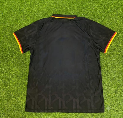 Germany Black Polo Retro Commemorative Jersey Trikot Maillot