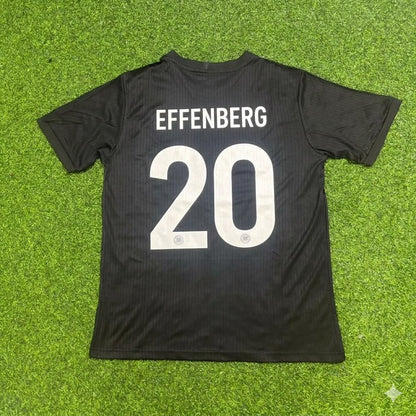 Stefan Effenberg Germany 125 Years Special Black Football Jersey
