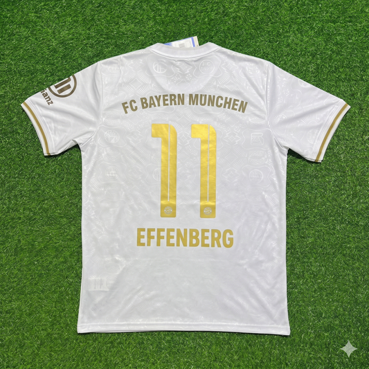 Stefan Effenberg #11 FC Bayern München 125 Years Anniversary Special-Edition White Jersey