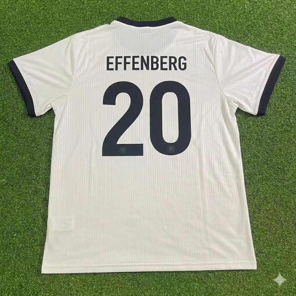 Stefan Effenberg Germany 125 Year Special White Football Jersey