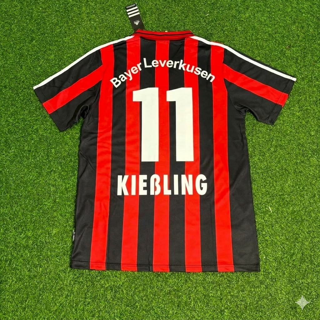 Stefan Kießling Bayer Leverkusen Home Retro Football Jersey
