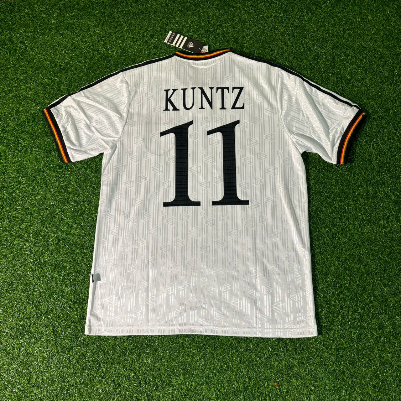 Stefan Kuntz Deutschland 1996 Europameisterschaft Finale Heim Retro Fussballtrikot Set