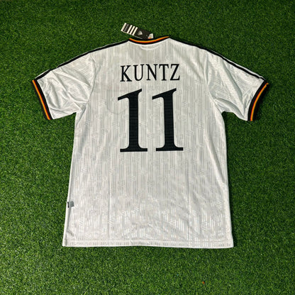 Stefan Kuntz Deutschland 1996 Europameisterschaft Finale Heim Retro Fussballtrikot Set