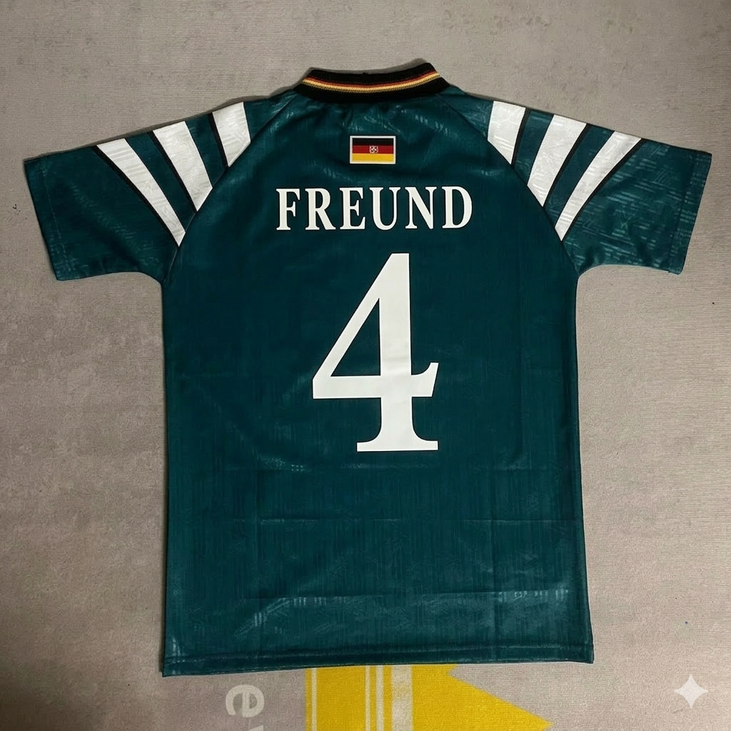 Steffen Freund Germany Deutschland EURO 1996 Retro Jersey Trikot Soccer Shirt