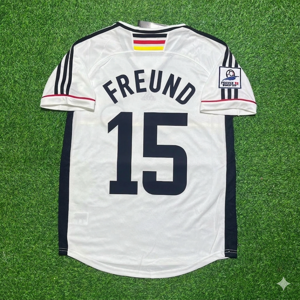 Steffen Freund Deutschland 1998 Weltmeisterschaft Retro Fußballtrikot