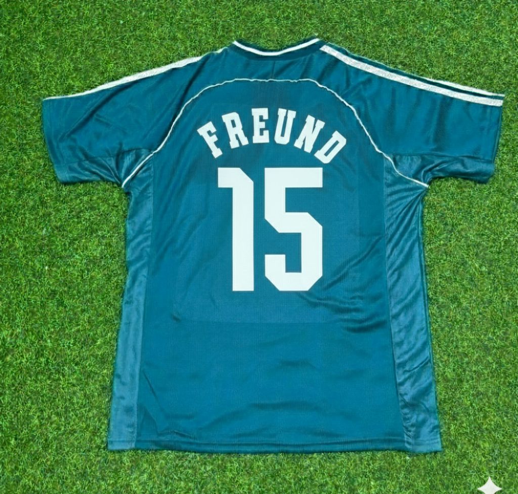 Steffen Freund Germany 1998 World Cup Away Retro Football Jersey