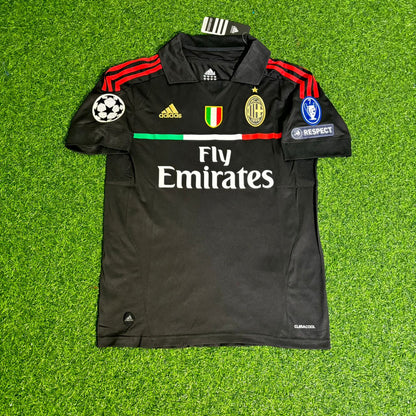 Stephan El Shaarawy 92 - Milan Third Kit 2011/12 Retro Kit Jersey Maillot Trikot Soccer Shirt