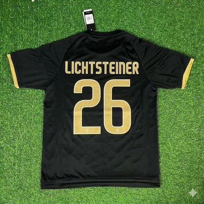 Stephan Lichtsteiner 26- Juventus Retro Black Kit Jersey Trikot Maglia Soccer Shirt