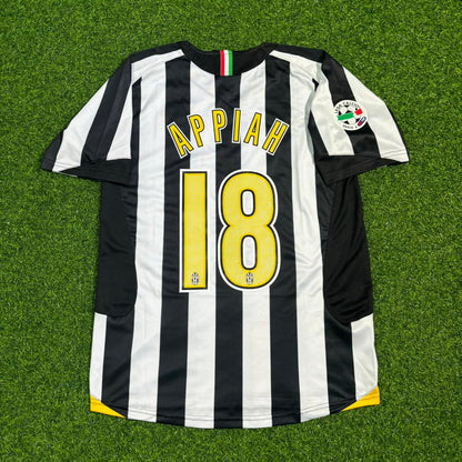 Stephen Appiah Juventus 2005-2006 Retro Jersey | Kit | Trikot | Maillot Soccer Shirt