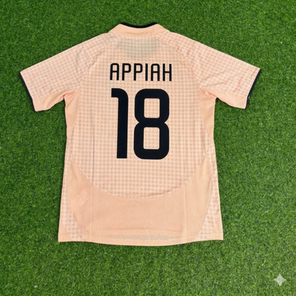 Stephen Appiah 18 Juventus 2003/2004 Away Retro Football Jersey