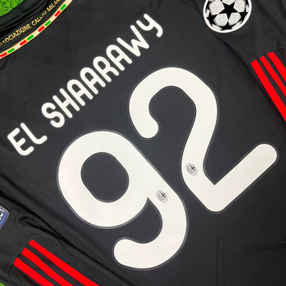 Stephen El Shaarawy AC Milan 2011/12 Red & Black Retro Football Jersey Kit