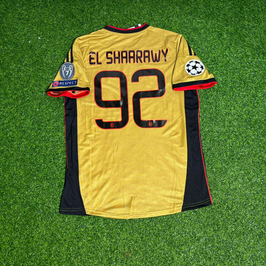 Stephen El Shaarawy AC Milan 2013/2014 Golden Retro Football Jersey