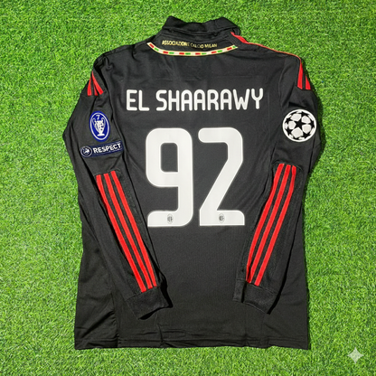 Stephen El Shaarawy AC Milan 2011/12 Red & Black Retro Football Jersey Kit