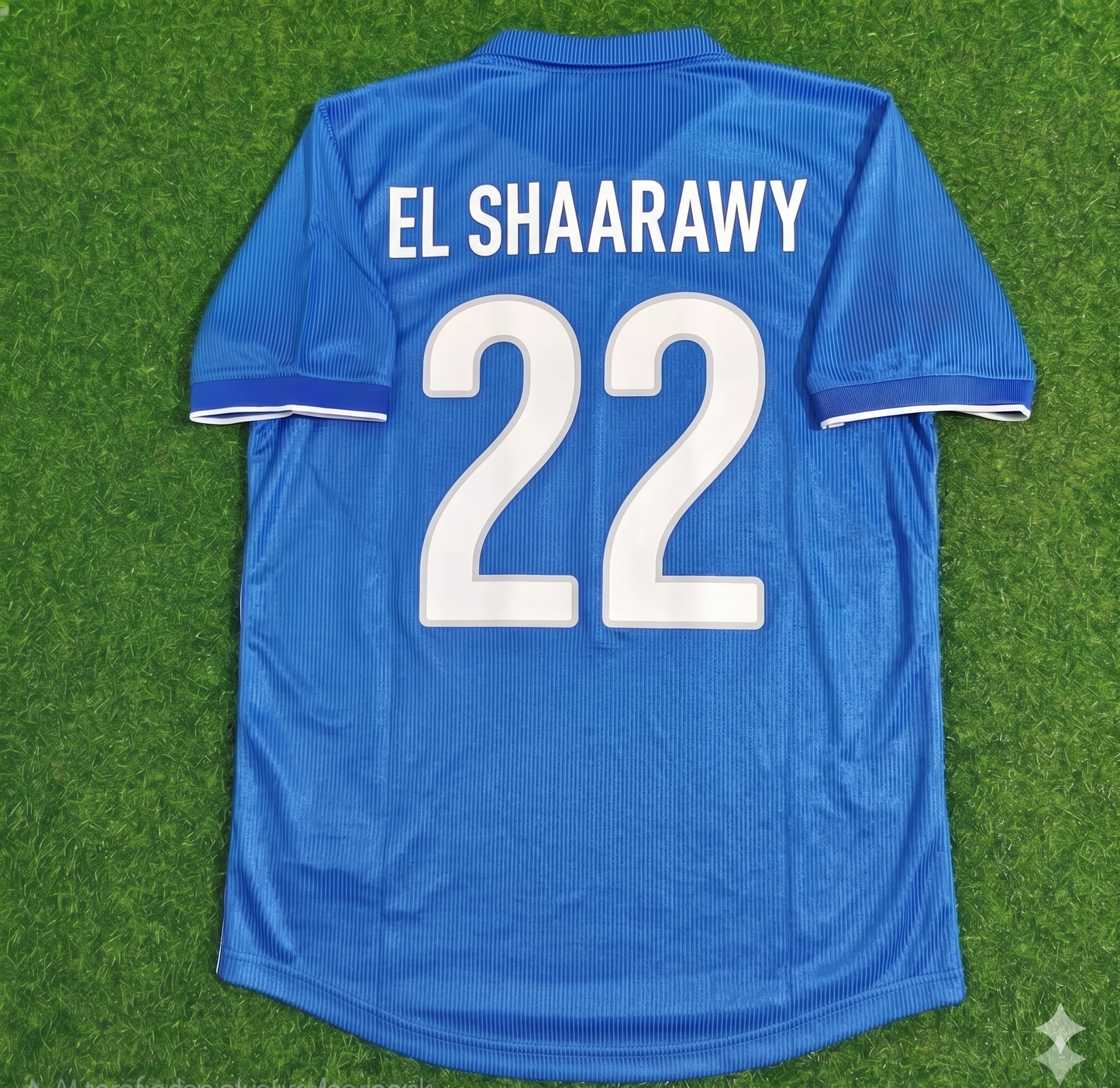 Maillot de football rétro bleu domicile Italie Stephen El Shaarawy