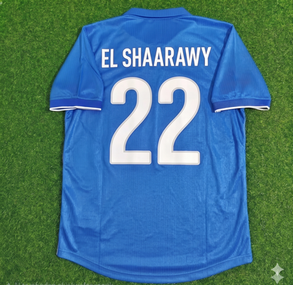 Maillot de football rétro bleu domicile Italie Stephen El Shaarawy