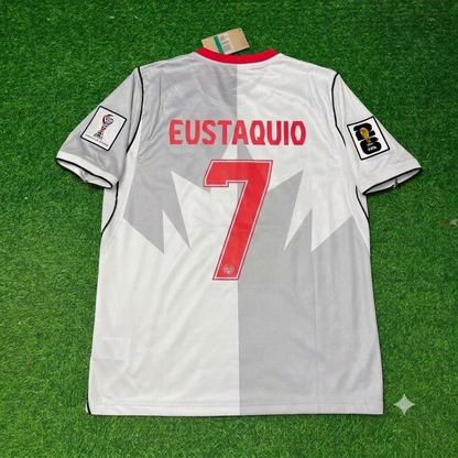 Stephen Eustáquio #7 Canada 2026 World Cup Away White Football Jersey