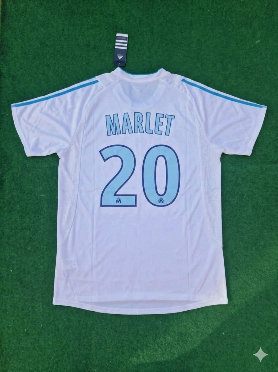 Steve Marlet 20- Olympique Marseille 2003-04  Home  OM Football Jersey Maillot
