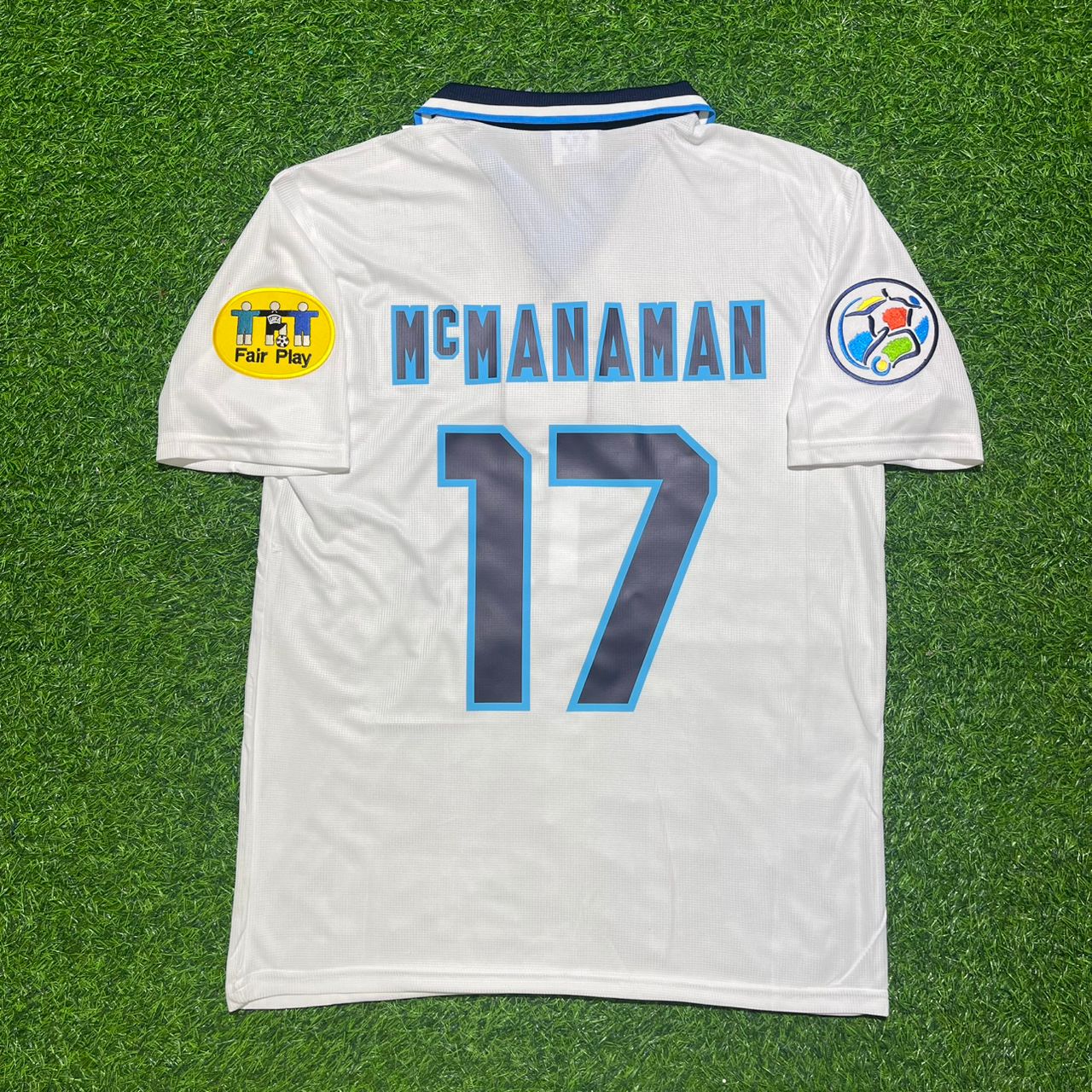Steve McManaman England EURO 1996 Retro Football Jersey