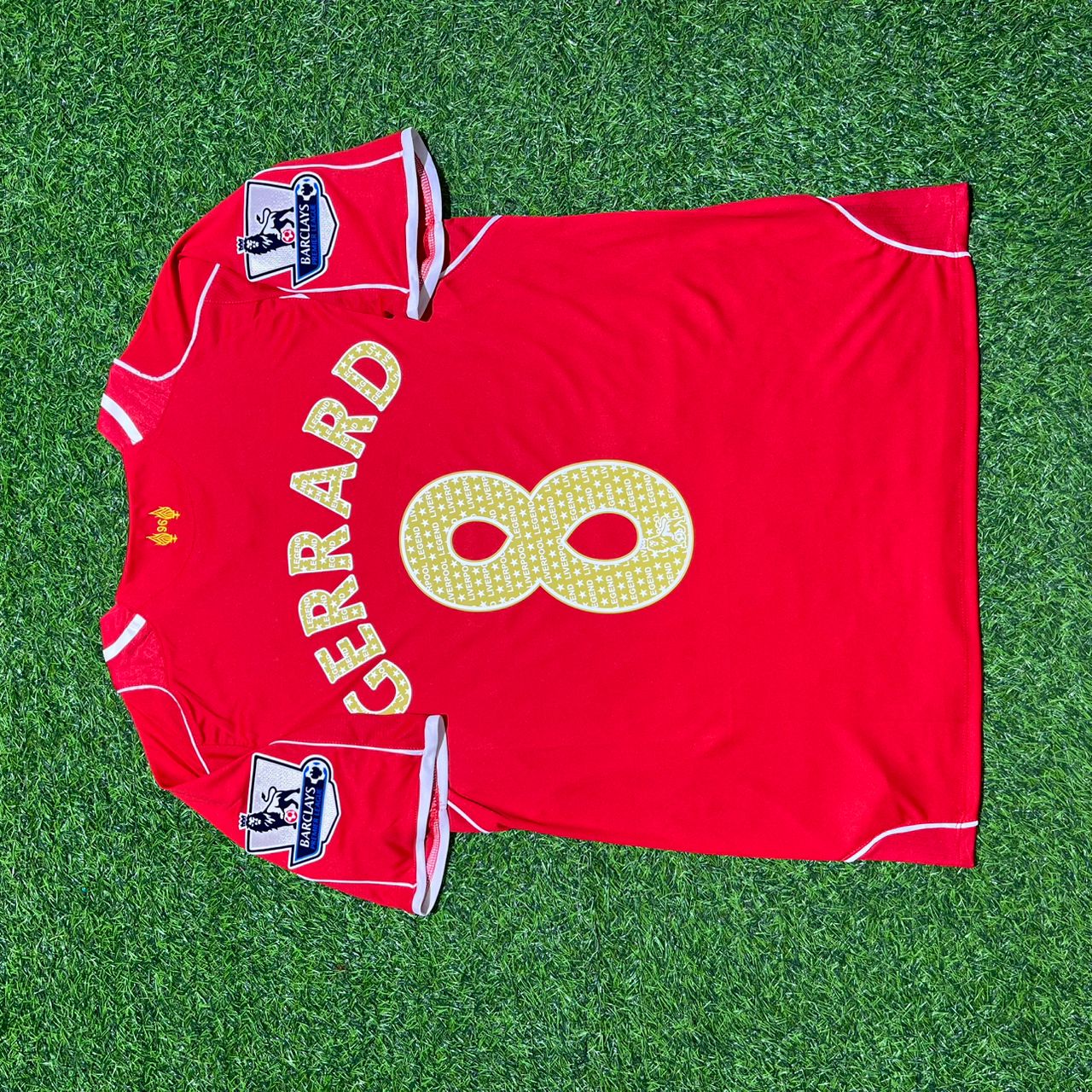Steven Gerrard #8 Liverpool 2014 2015 Letztes Jahr Sondertrikot Retro