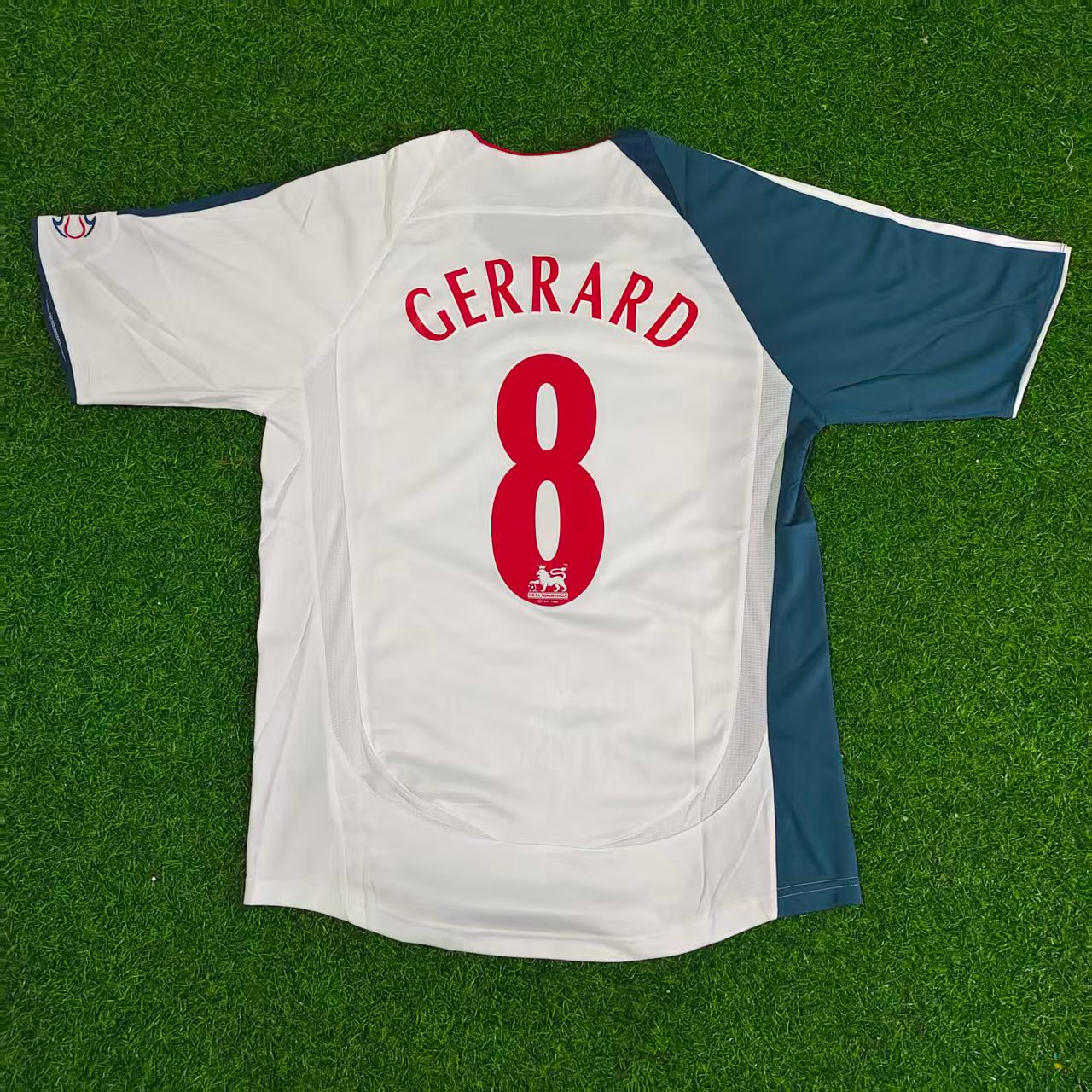 Steven Gerrard Liverpool 2006 2007 White Retro Jersey