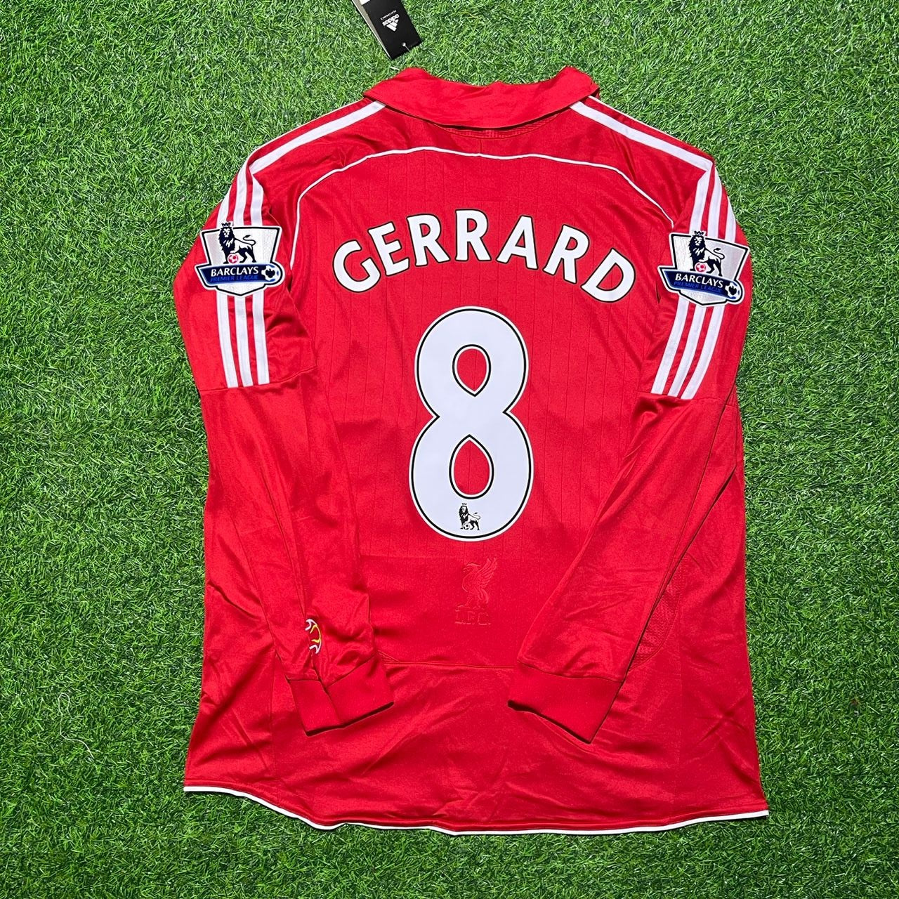 Steven Gerrard Liverpool 2007/2008 Red Retro Football Jersey