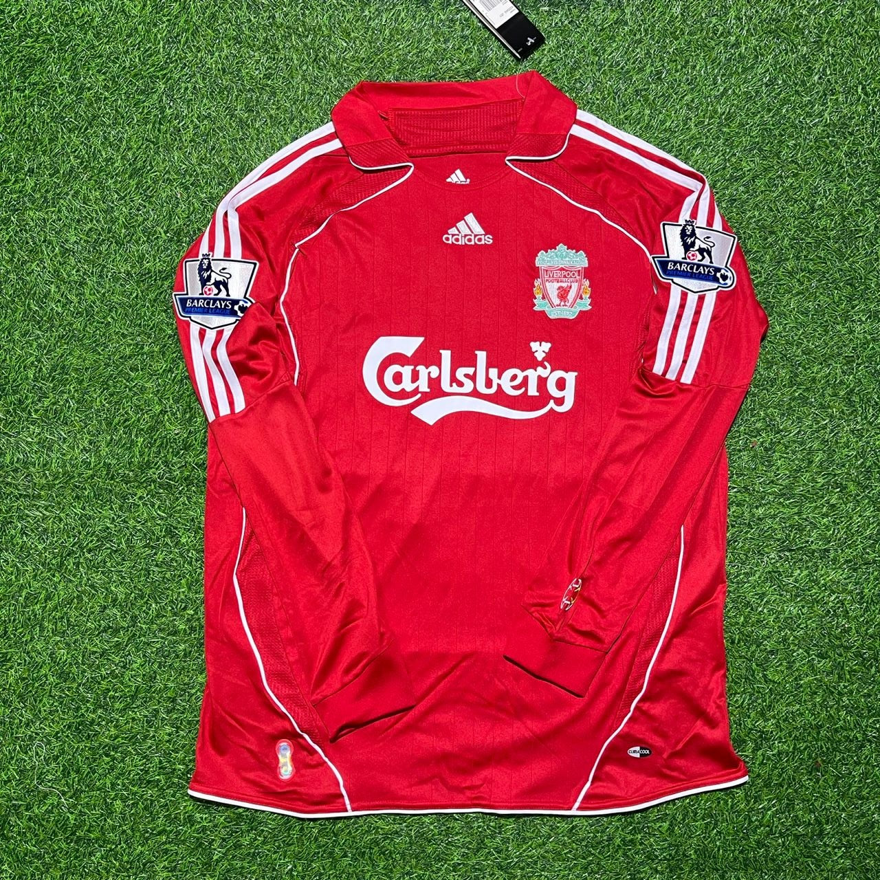 Steven Gerrard Liverpool 2007/2008 Red Retro Football Jersey