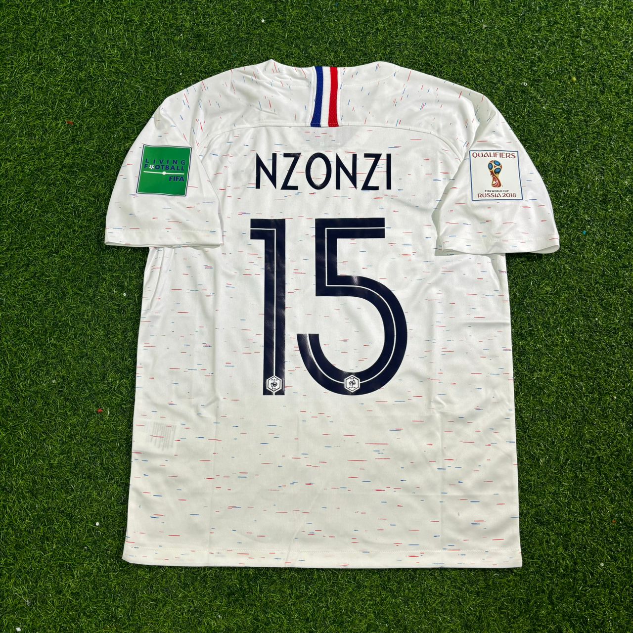 Steven Nzonzi France 2018 World Cup Football Jersey Kit