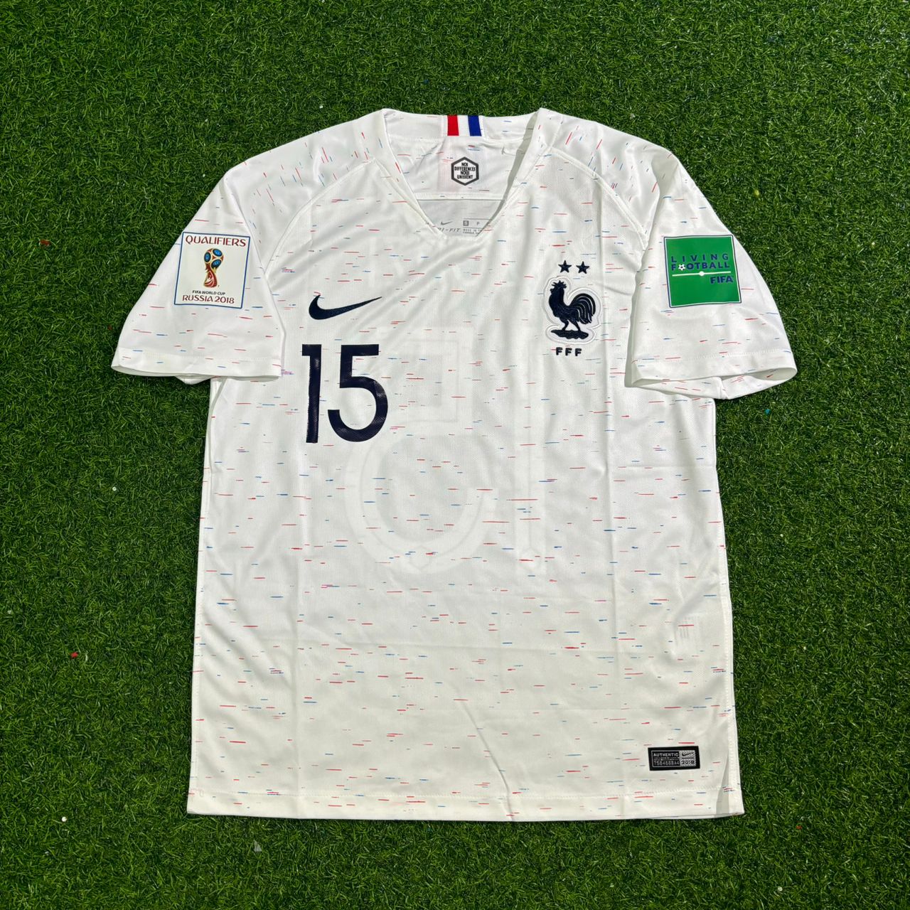 Steven Nzonzi France 2018 World Cup Football Jersey Kit