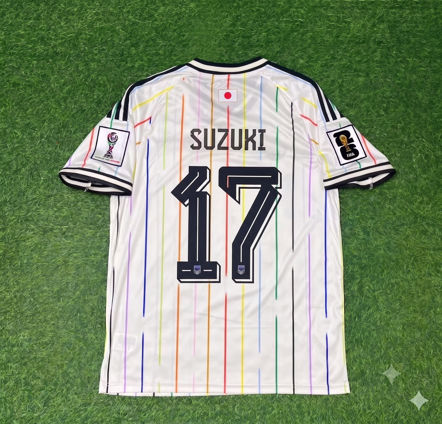 Yuito Suzuki Japan 2026 World Cup Away White Football Jersey Trikot Maillot