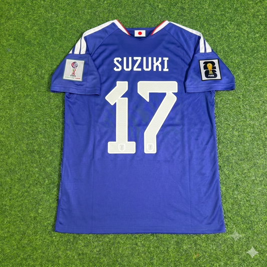 Yuito Suzuki Japan 2026 World Cup Football Jersey Trikot Maillot