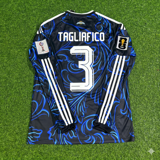 Nicolas Tagliafico Argentina 2026 World Cup Long Sleeve Football Jersey