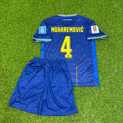 Tarik Muharemovic Bosnia and Herzegovina 2026 World Cup Kids Blue Football Jersey