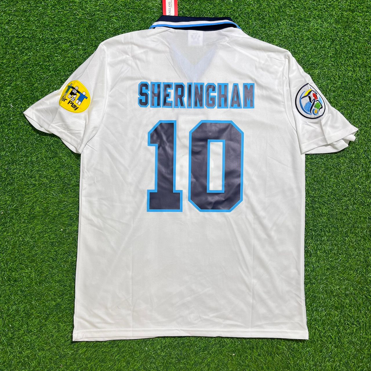 Teddy Sheringham England EURO 1996 Retro Football Jersey