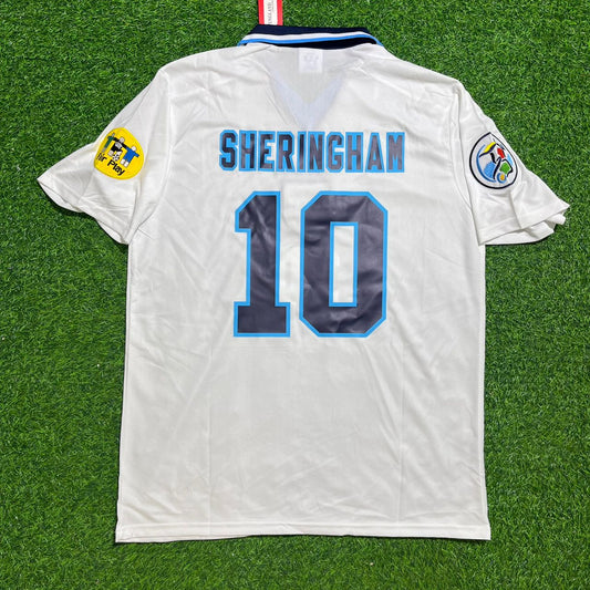 Teddy Sheringham England EURO 1996 Retro Football Jersey