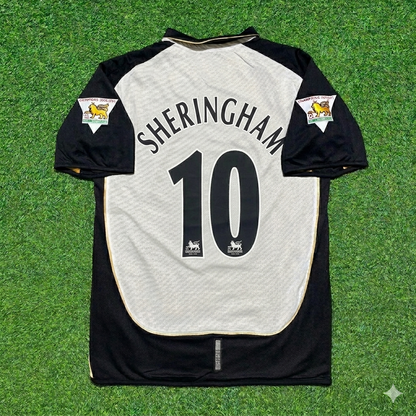 Teddy Sheringham #10 Manchester United 2001-2002 Reversible Retro Jersey