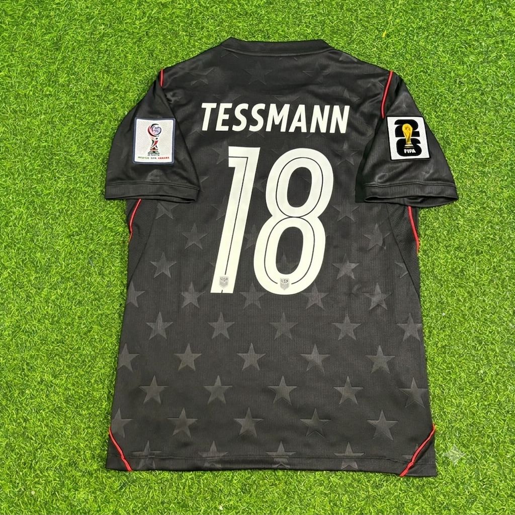 Tanner Tessmann USA 2026 World Cup Black Football Jersey