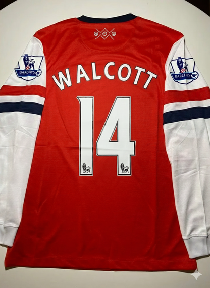 Theo Walcott Arsenal 2011-2012 Retro Kit Jersey Trikot Maglia Soccer Shirt