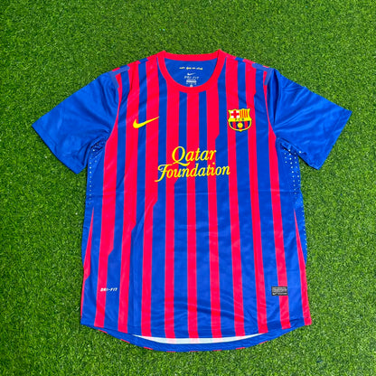 Thiago Alcantara Barcelona 2011/2012 Retro Home Football Jersey