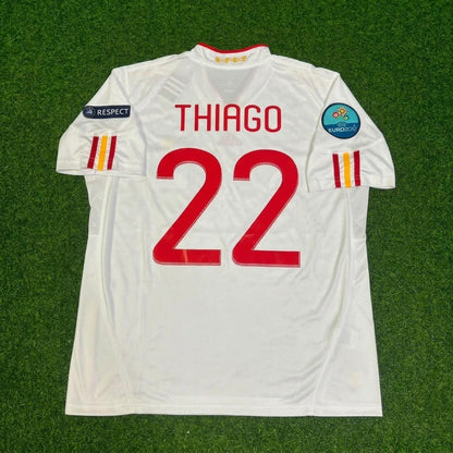 Thiago Alcantara Spain EURO 2012 Final Retro Football Jersey Kit