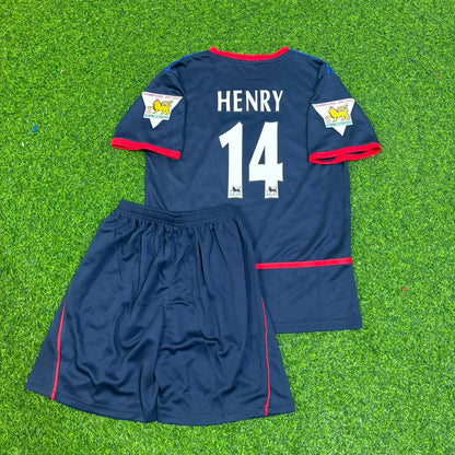 Thierry Henry 14 - Arsenal 2002/2004 KIDS Retro Kit Jersey Trikot Maillot Soccer Shirt