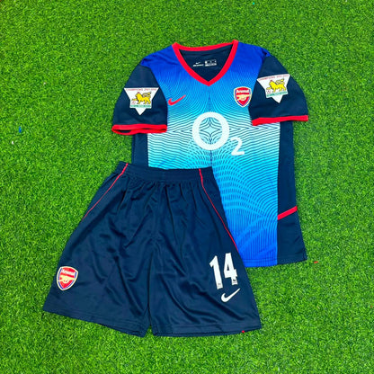 Thierry Henry 14 - Arsenal 2002/2004 KIDS Retro Kit Jersey Trikot Maillot Soccer Shirt