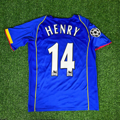 Thierry Henry Arsenal 2004-05 Blue Retro Jersey Trikot Maglia Camiseta