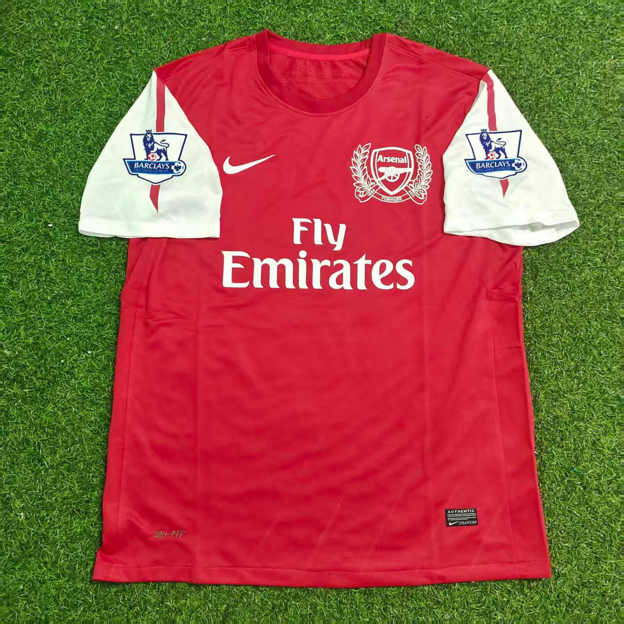 Thierry Henry Arsenal 2010-2011 Retro Kit Jersey Trikot Maglia Soccer Shirt