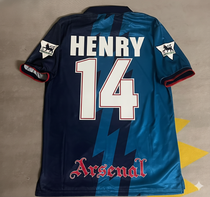 Thierry Henry Arsenal Retro 1998 Season Retro Jersey