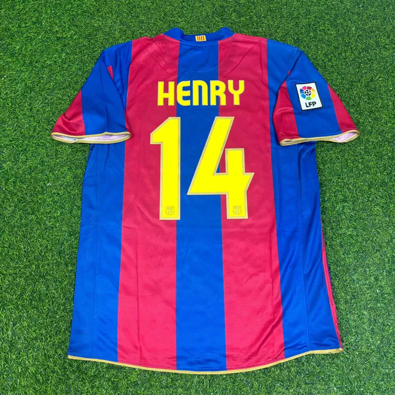 Thierry Henry Barcelona 2007 2008 Retro Jersey Maillot Trikot Maglia
