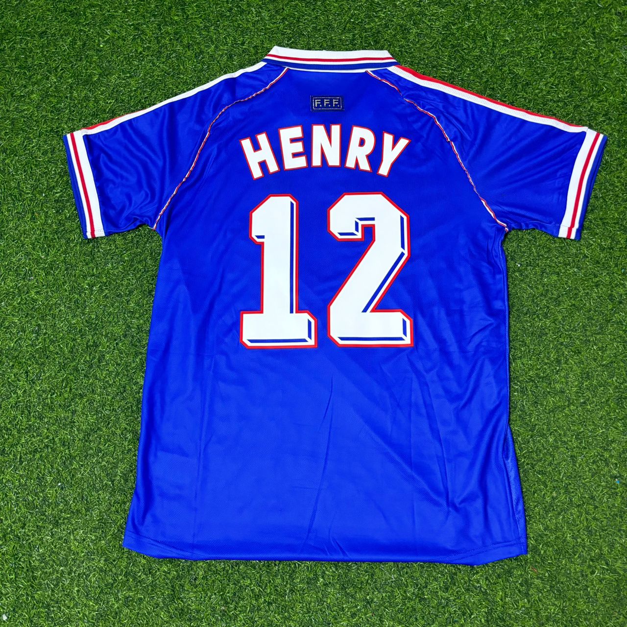 Thierry Henry France 1998 World Cup Retro Football Jersey