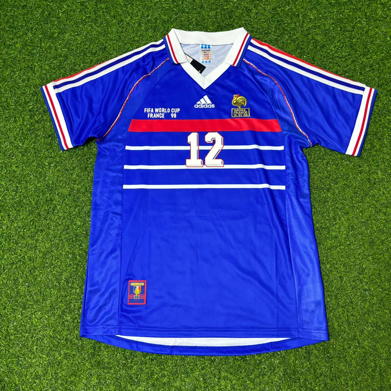 Thierry Henry France 1998 World Cup Retro Football Jersey